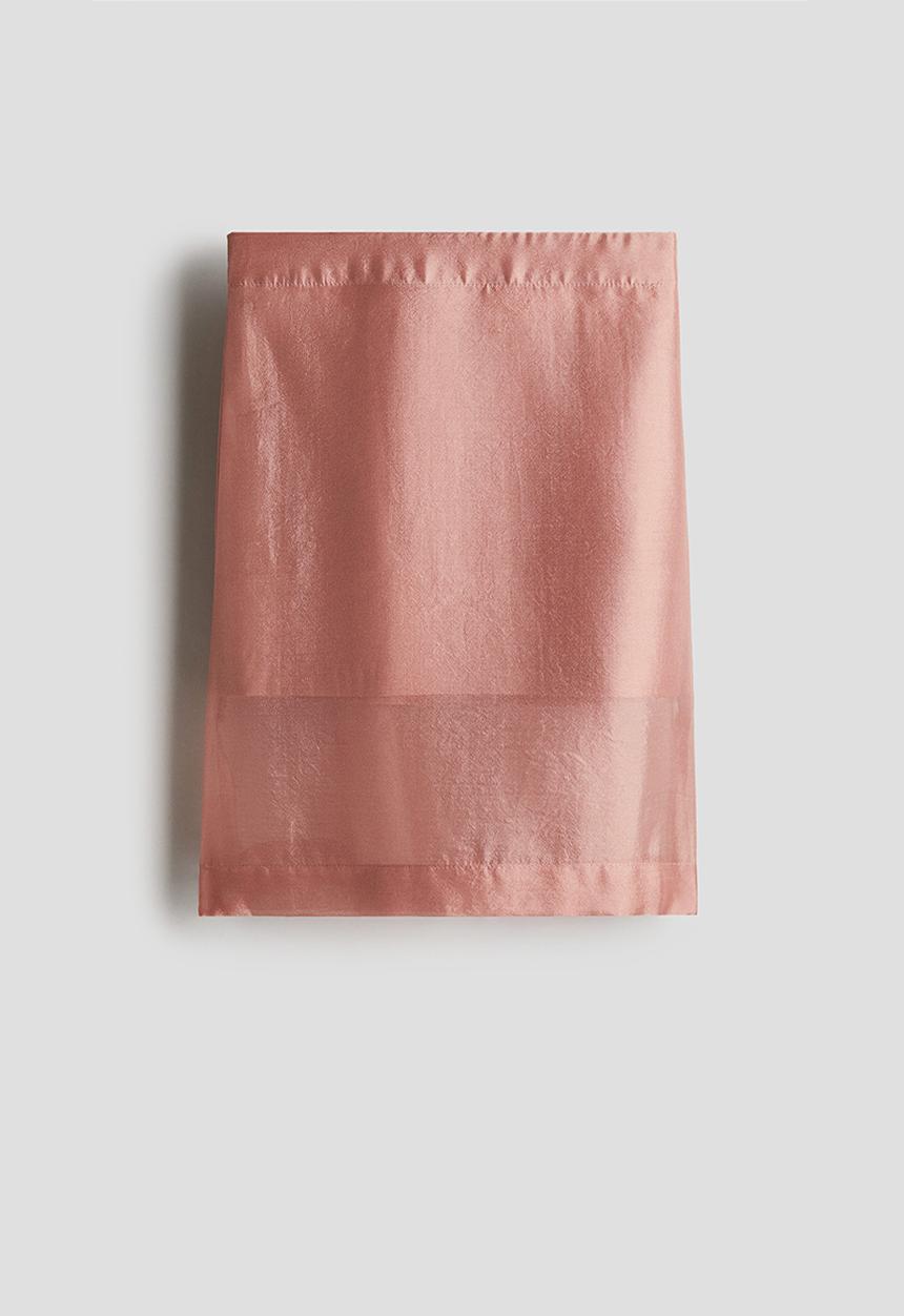 H&M - Sheer satin skirt - dusty pink