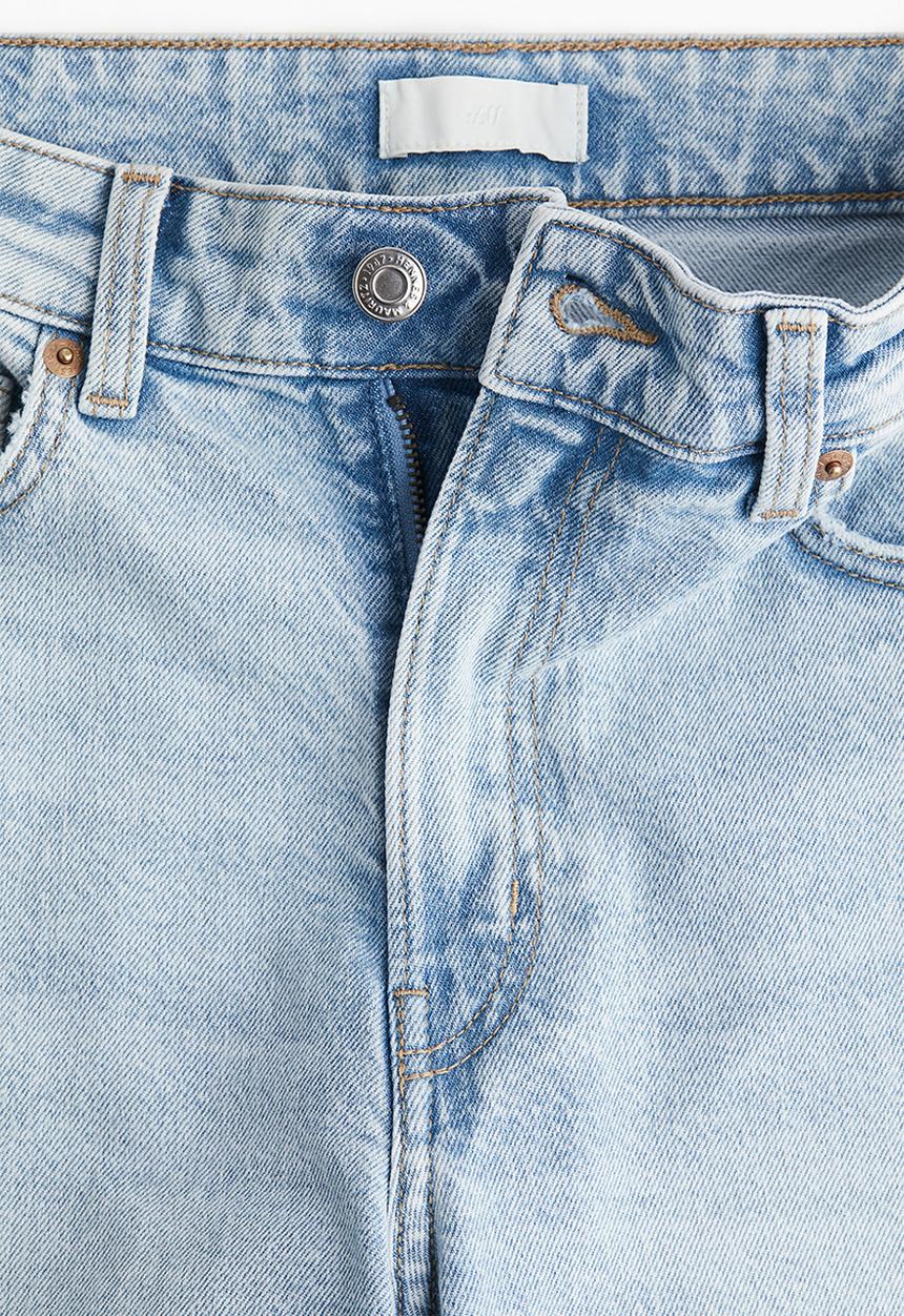 H&M - Wide jeans - light denim blue