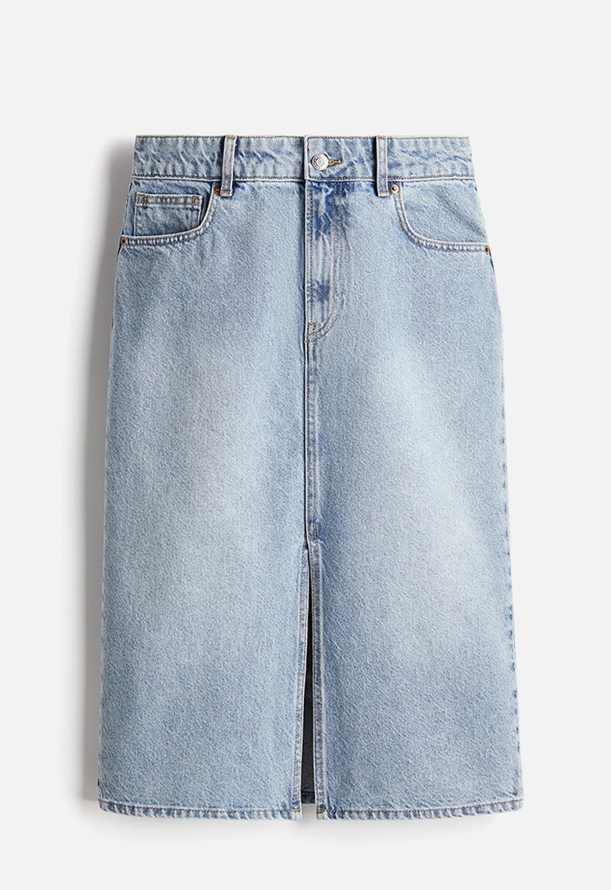 H&M - Denim skirt - light denim blue