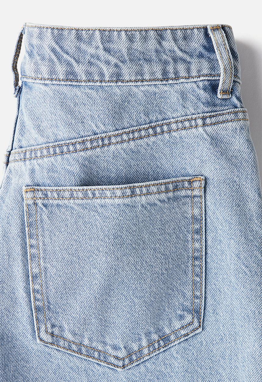 H&M - Denim skirt - light denim blue