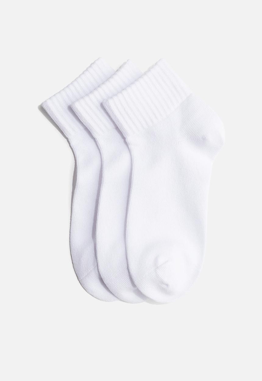 H&M - 3-pack sports socks with drymove™ - white