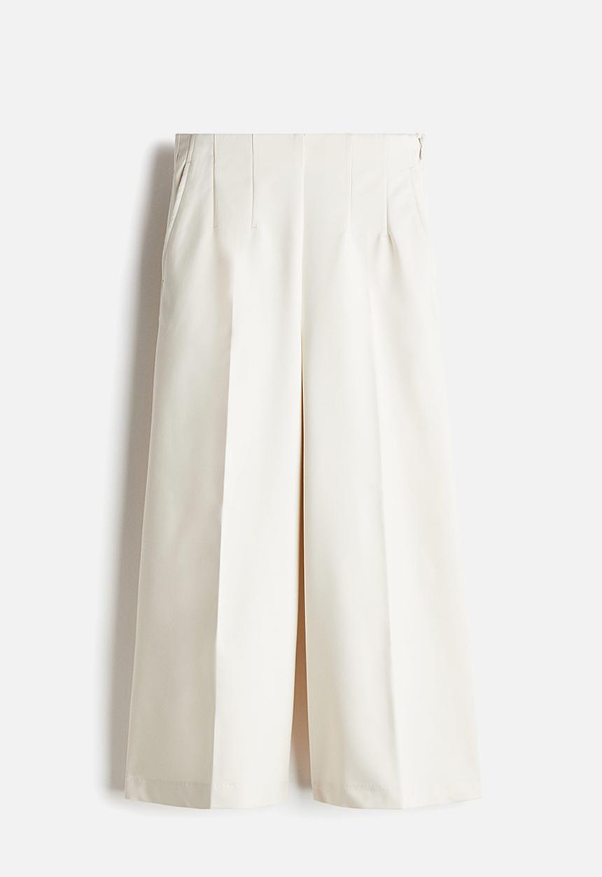 H&M - Dart-waist culottes - cream