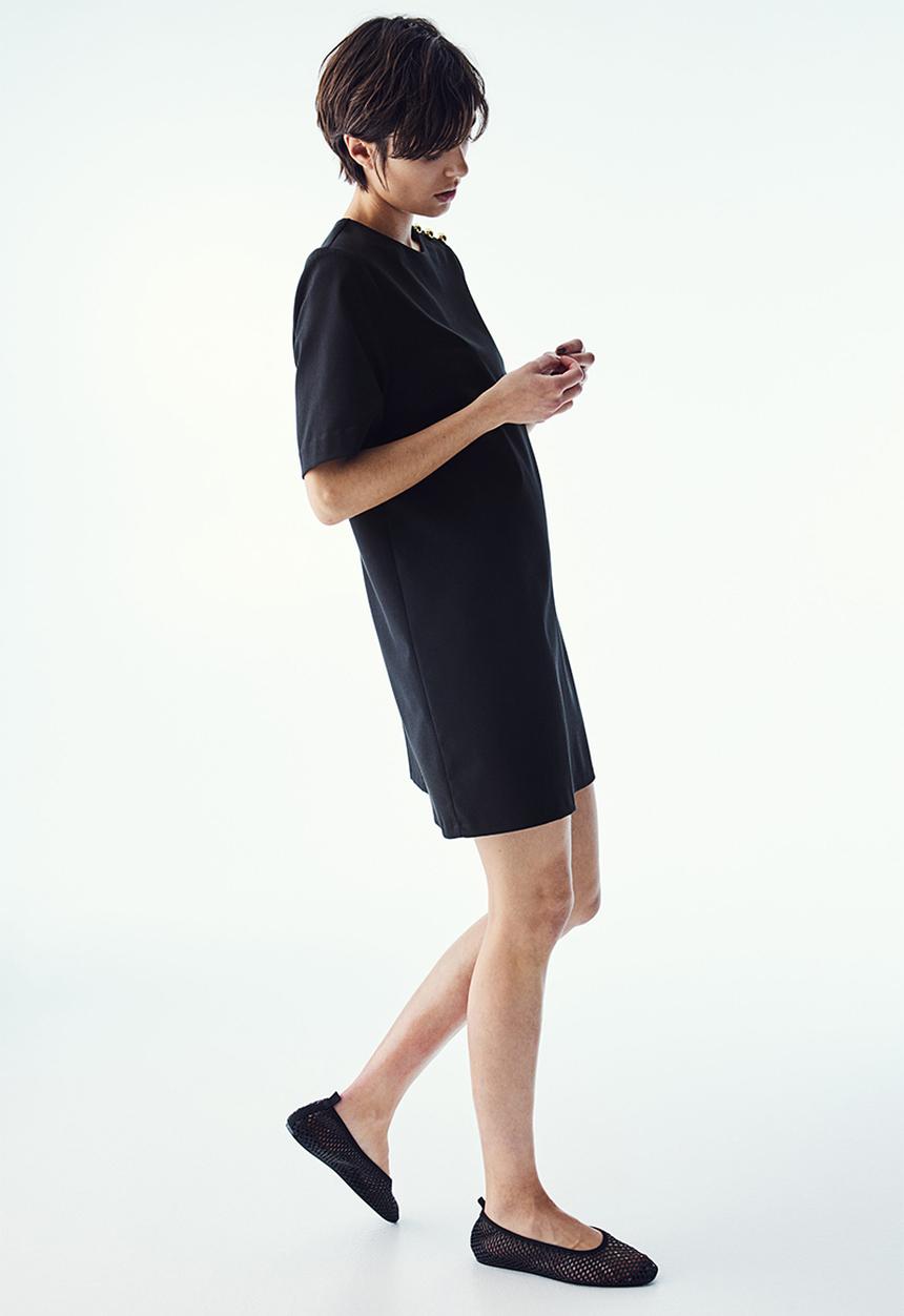 H&M - A-line dress - black