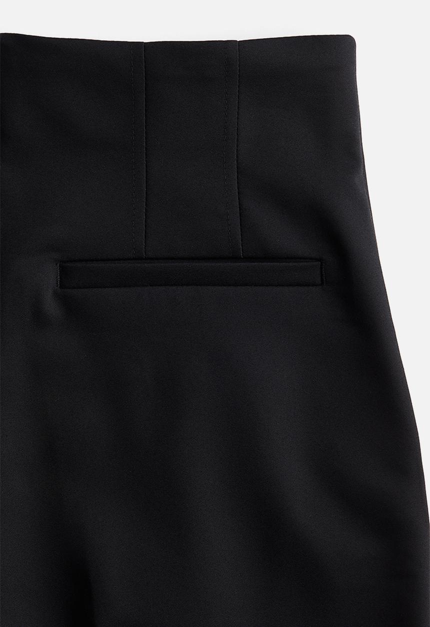 H&M - Dart-waist culottes - black