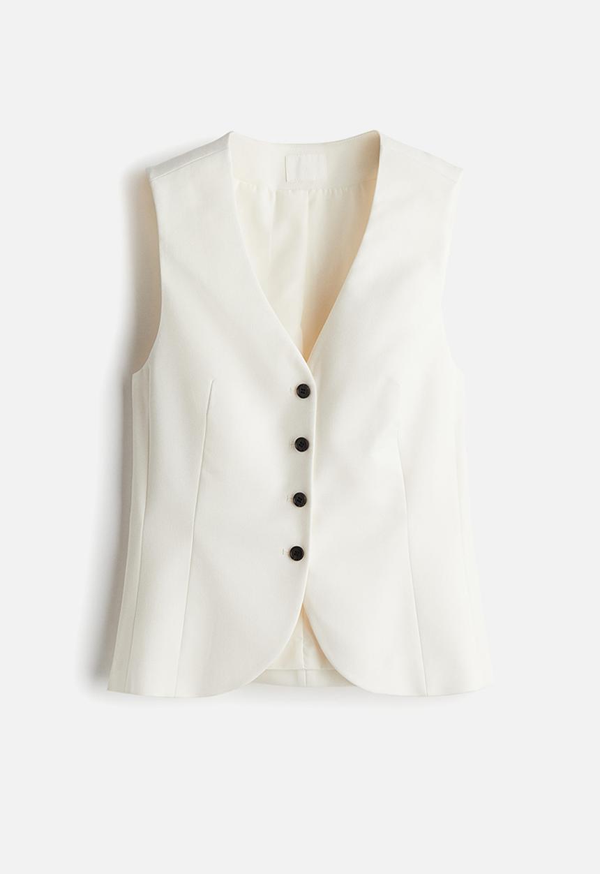 H&M - Suit waistcoat - cream