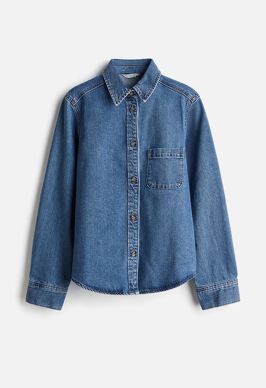 H&M - Denim shirt - denim blue