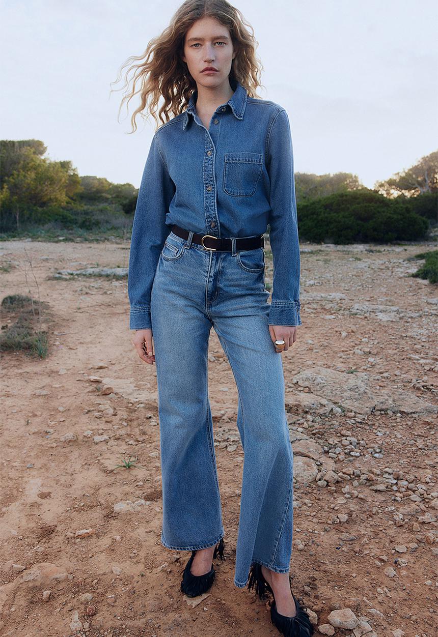 H&M - Denim shirt - denim blue