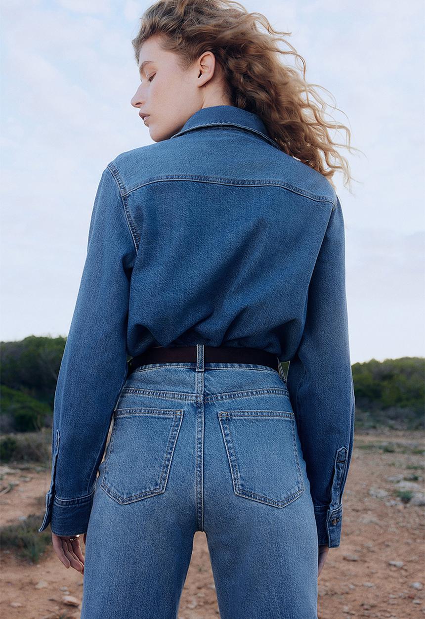 H&M - Denim shirt - denim blue
