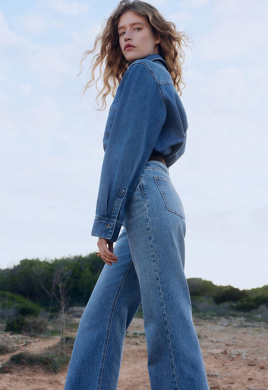 H&M - Denim shirt - denim blue