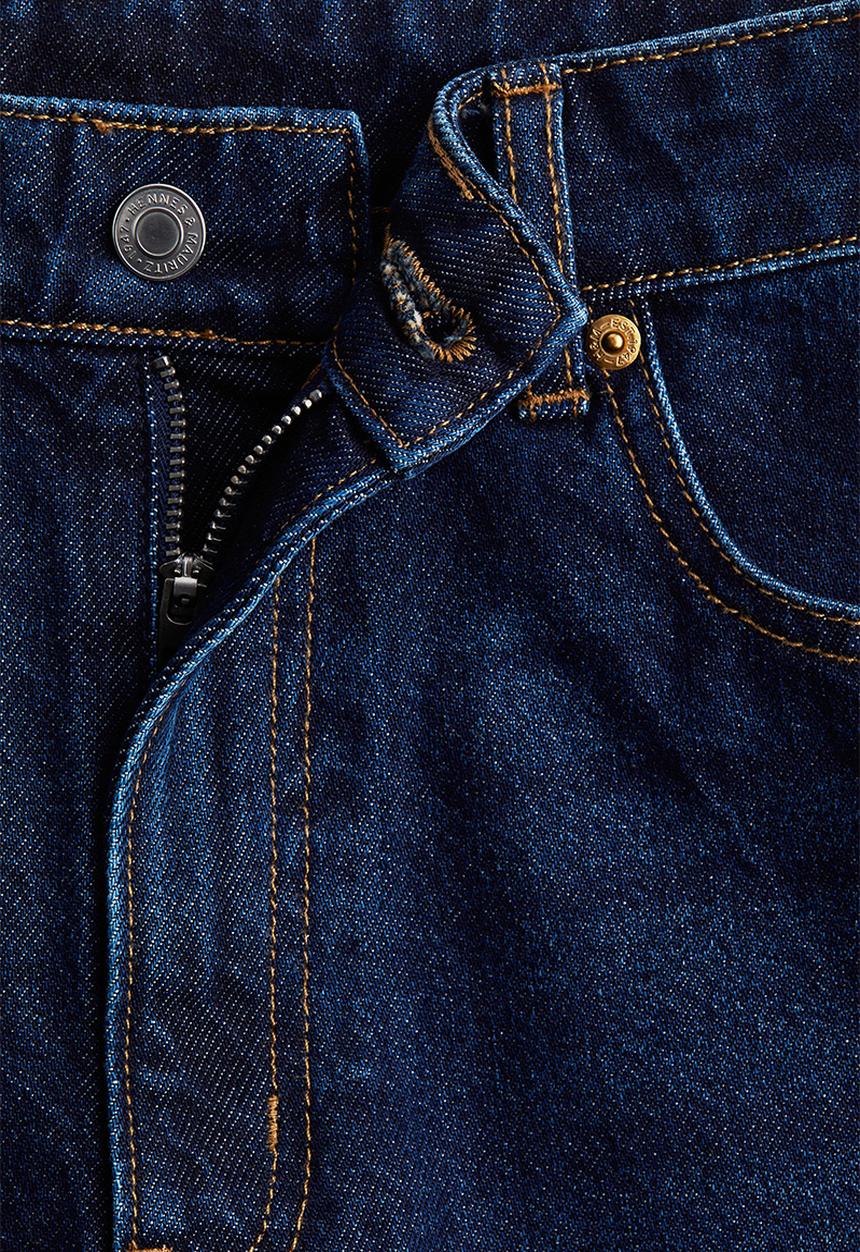 H&M - Denim bermuda shorts - dark denim blue