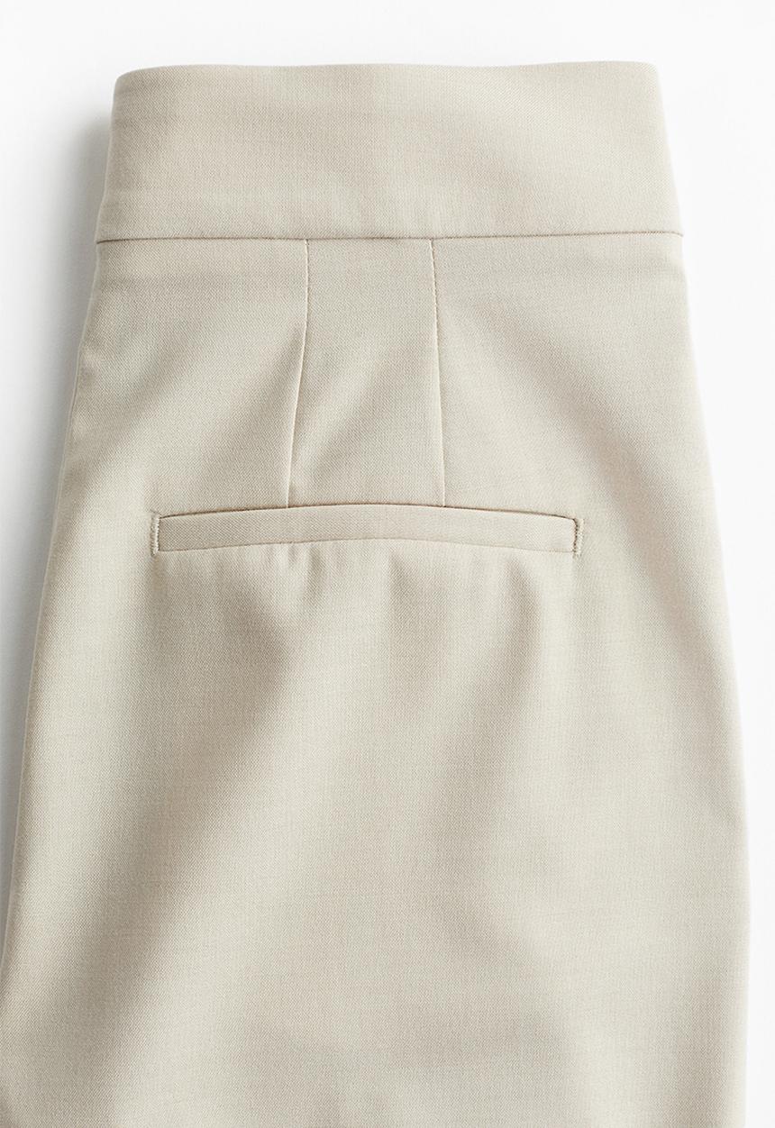 H&M - Ankle-length cigarette trousers - light beige