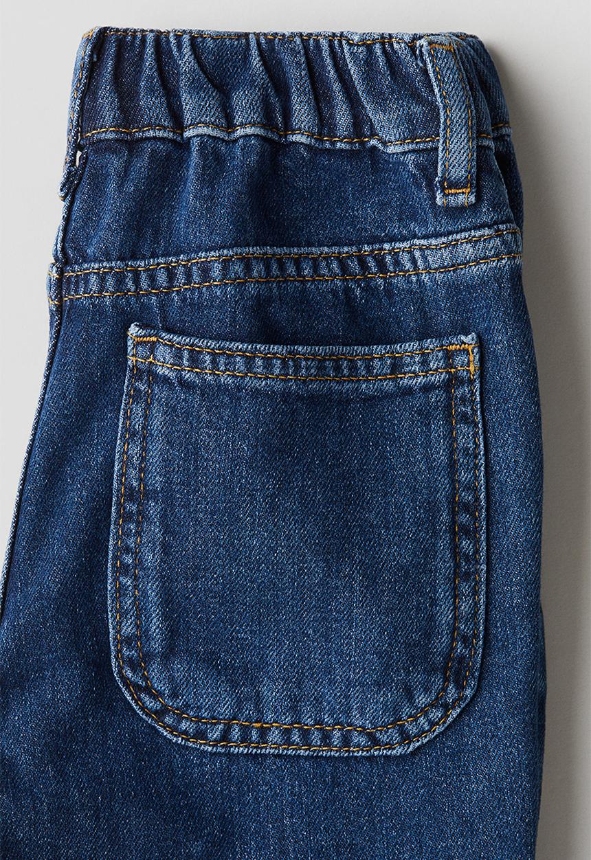 H&M - Loose-fit tapered jeans - dark denim blue