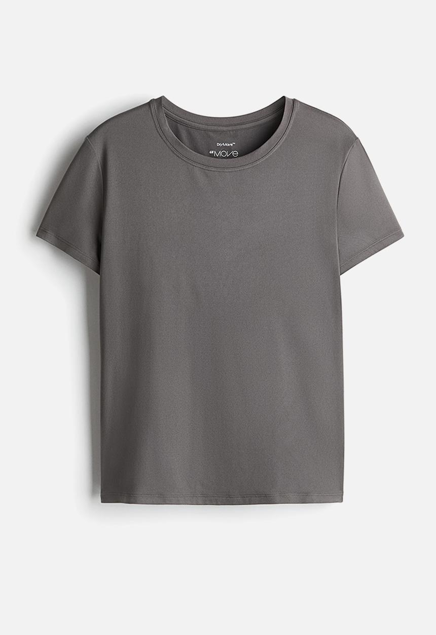 H&M - Sports top with drymove™ - dark grey