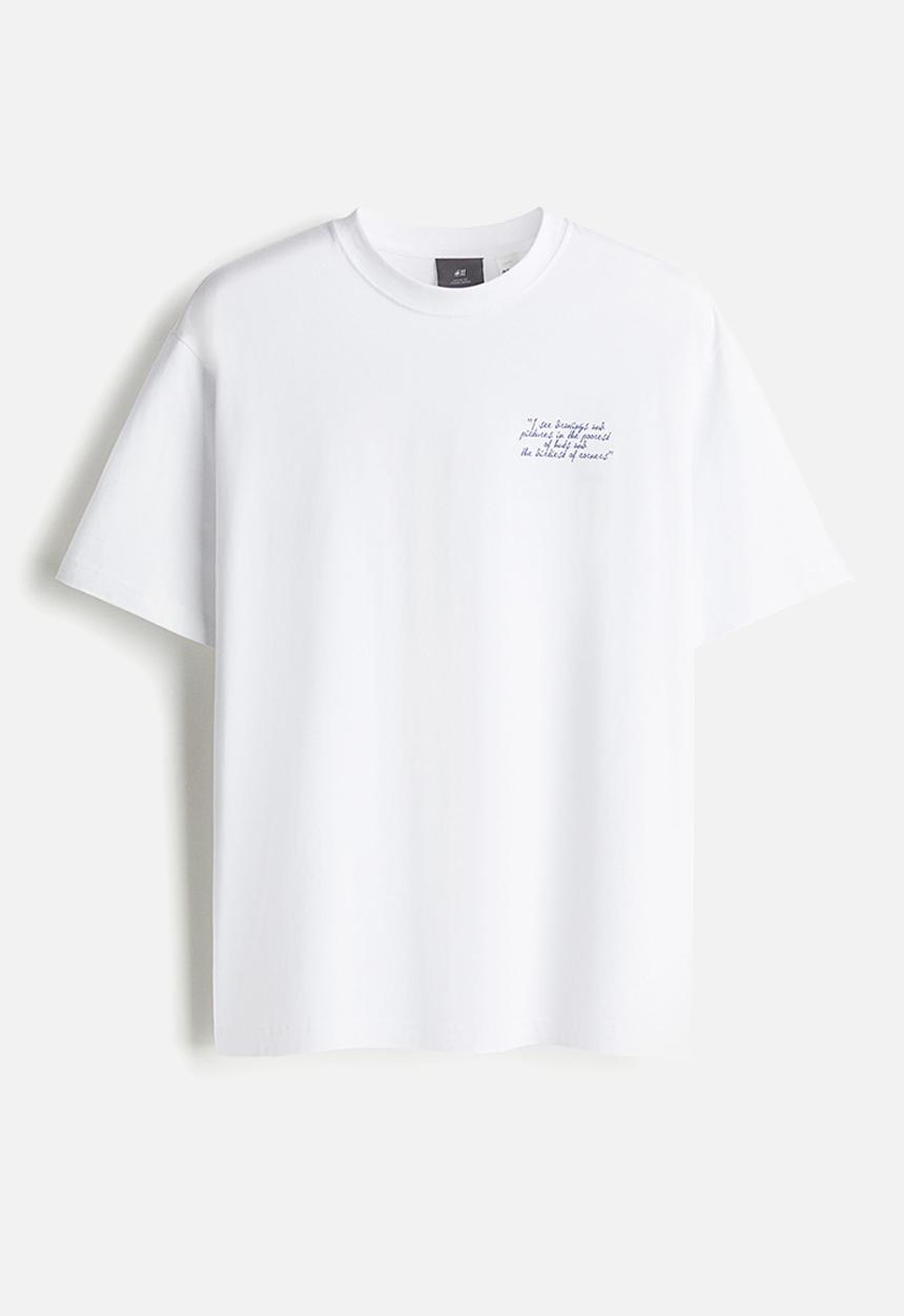 H&M - Loose fit t-shirt - white vincent van gogh