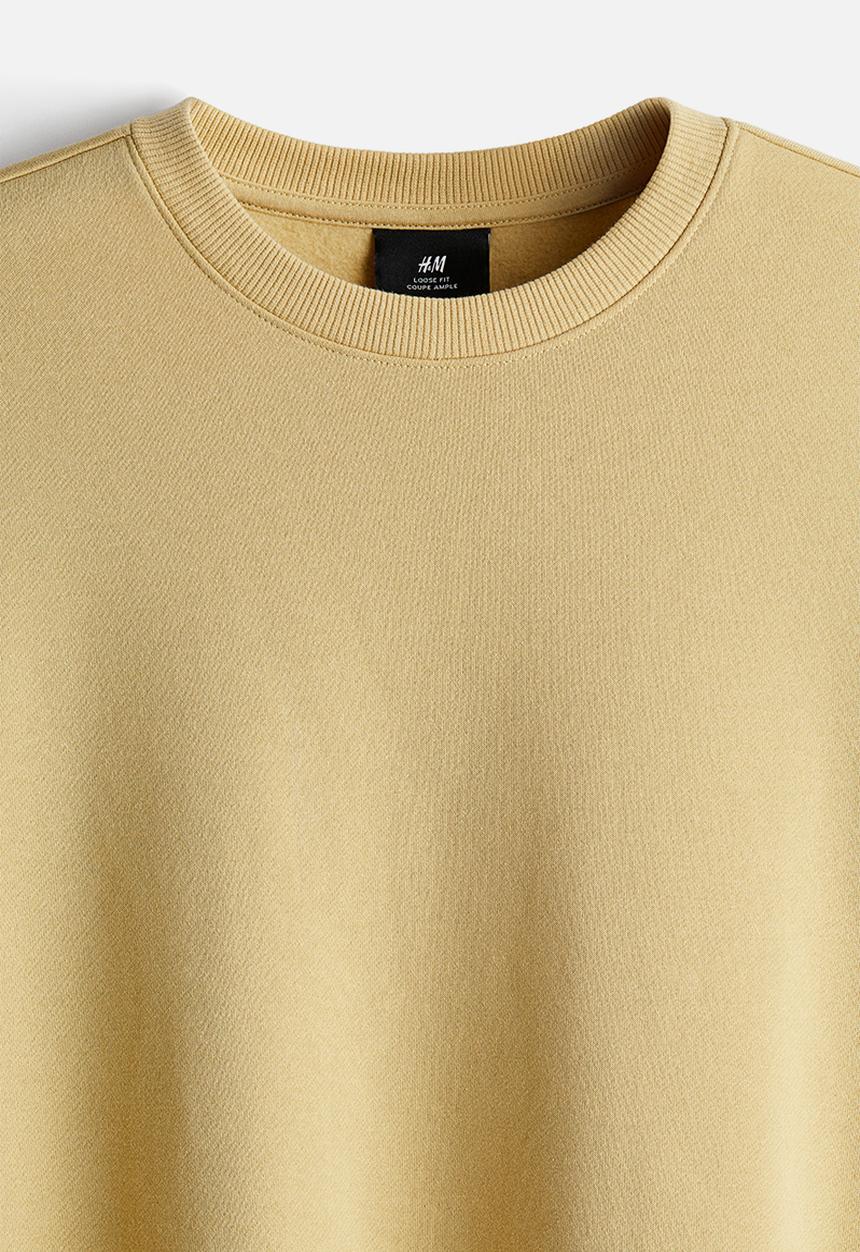 H&M - Loose fit sweatshirt - yellow