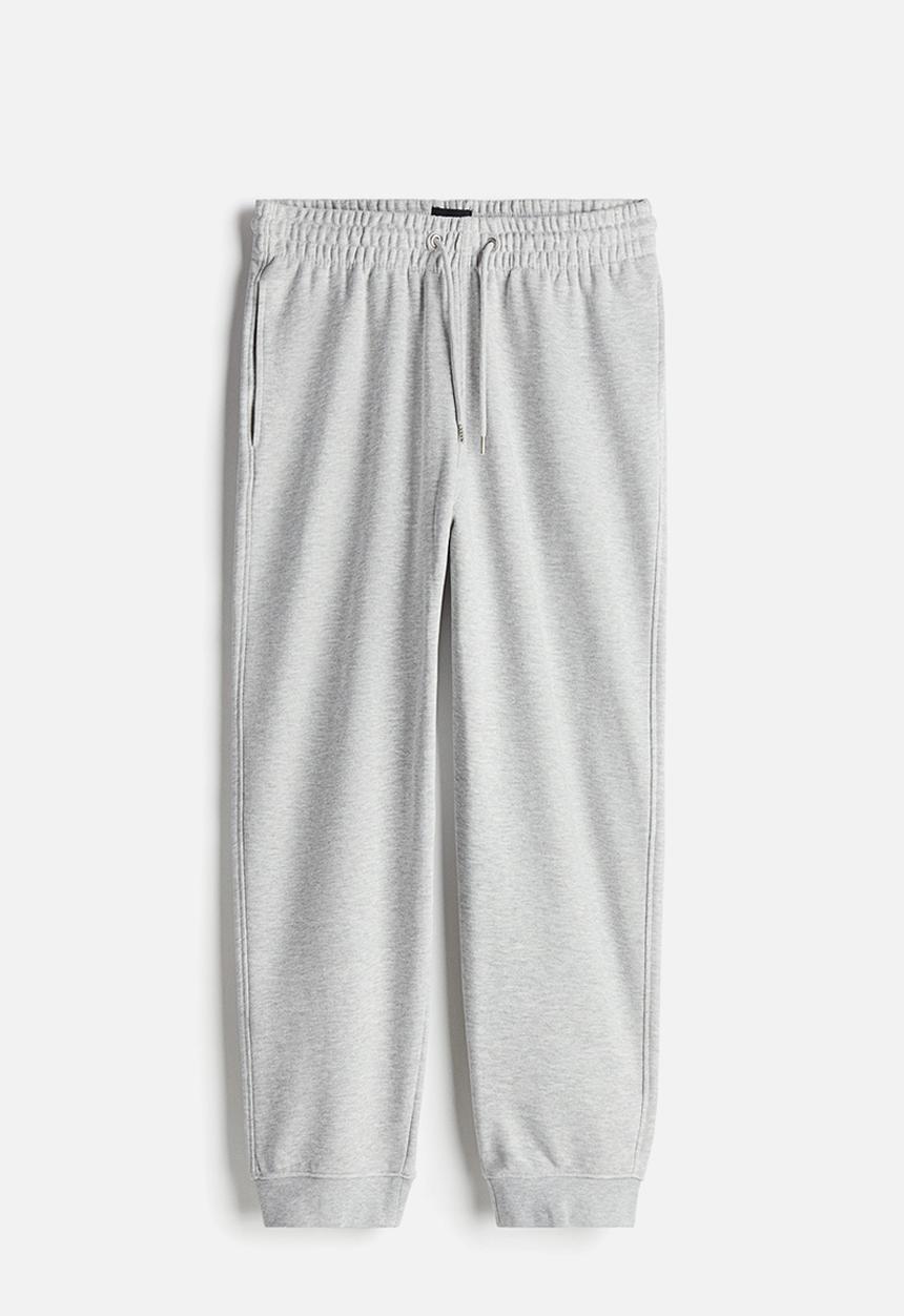 H&M - Regular fit sweatpants - light  grey marl