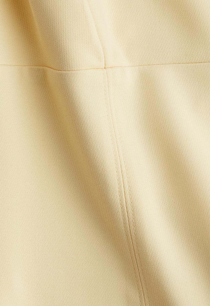 H&M - Tapered-waist vest top - light yellow