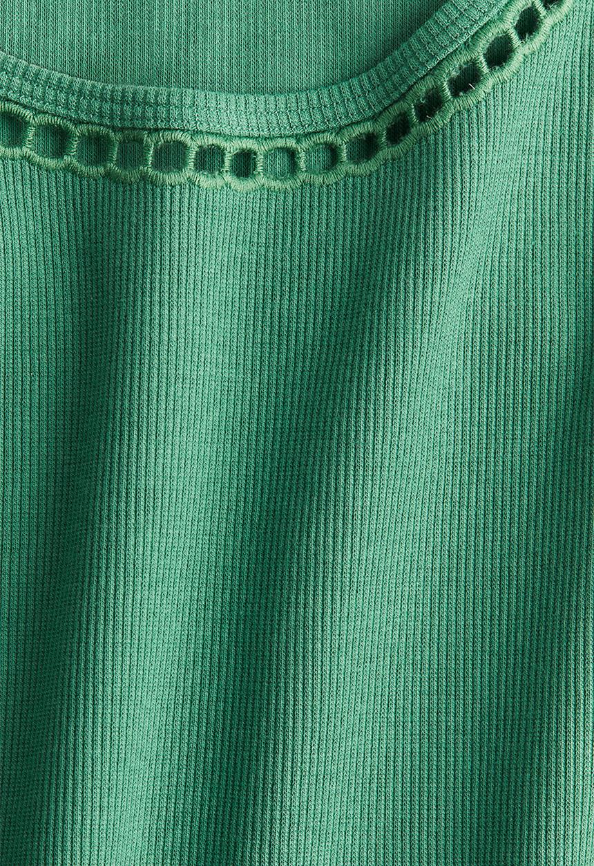 H&M - Cropped vest top - green