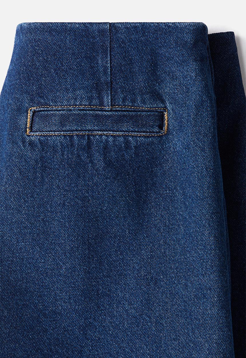 H&M - Twill skort - denim blue