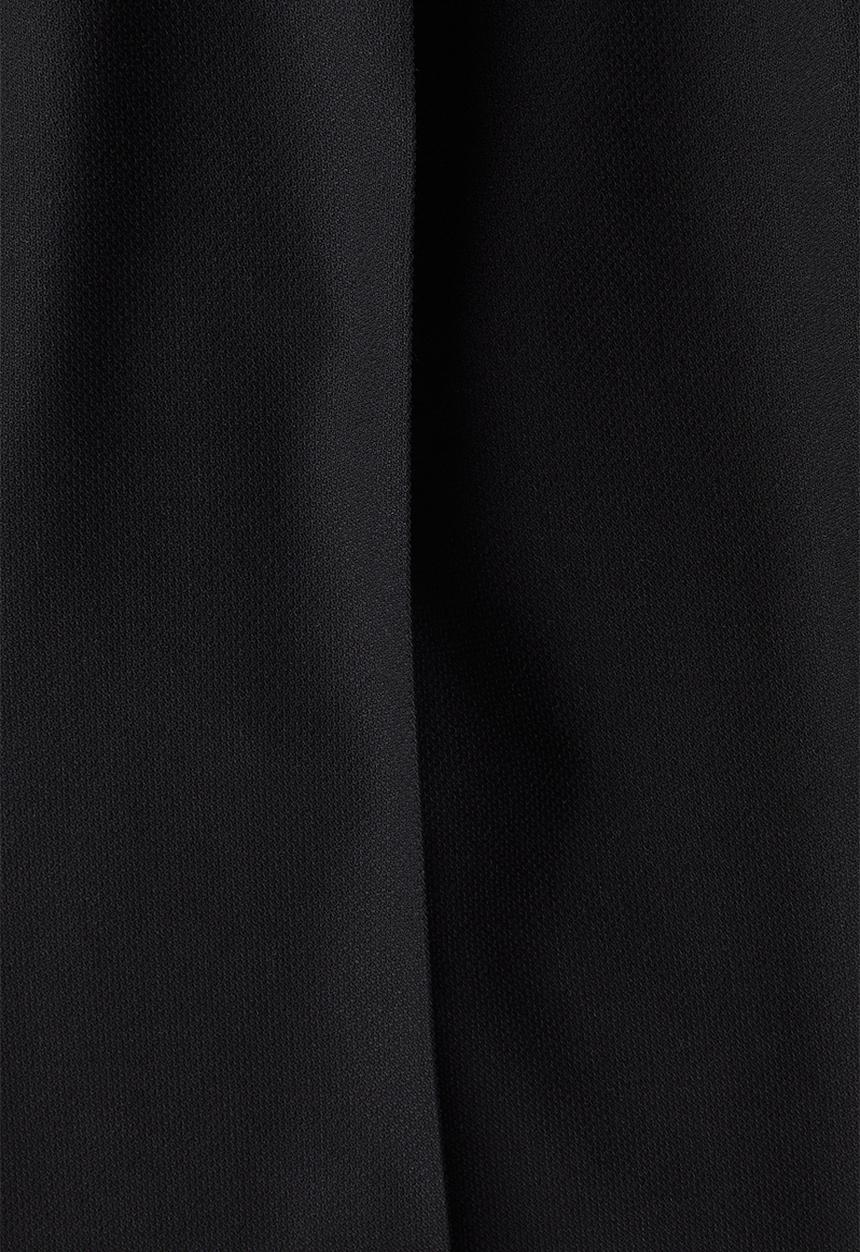 H&M - Regular fit tailored linen-blend trousers - black