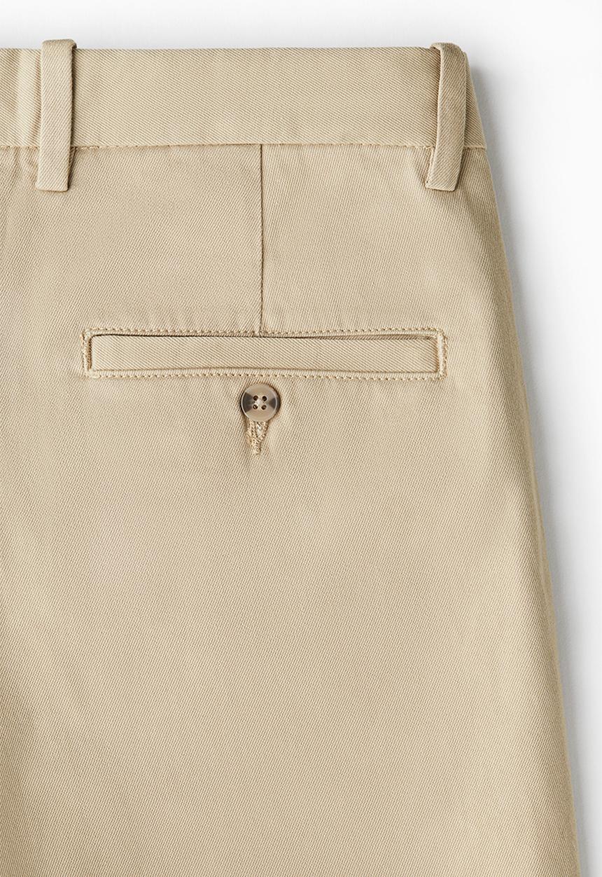 H&M - Regular fit crease-leg chinos - beige