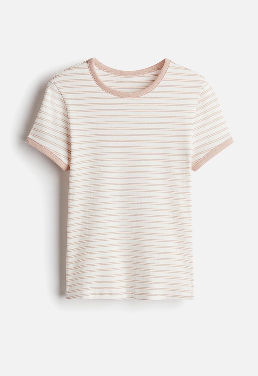 H&M - Fitted t-shirt - multi,pink