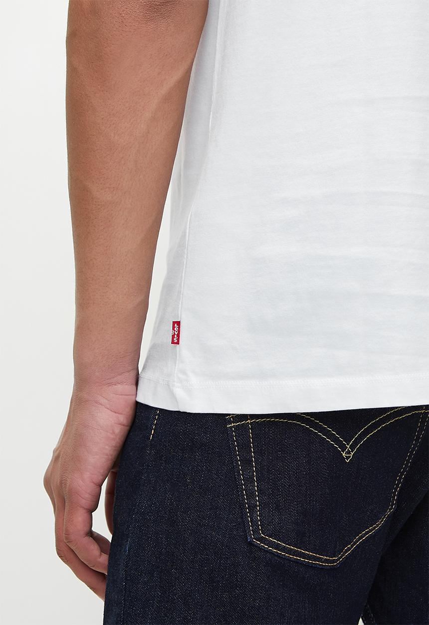 Levi’s® - Graphic crew neck tee za - vintage chilli oil & white