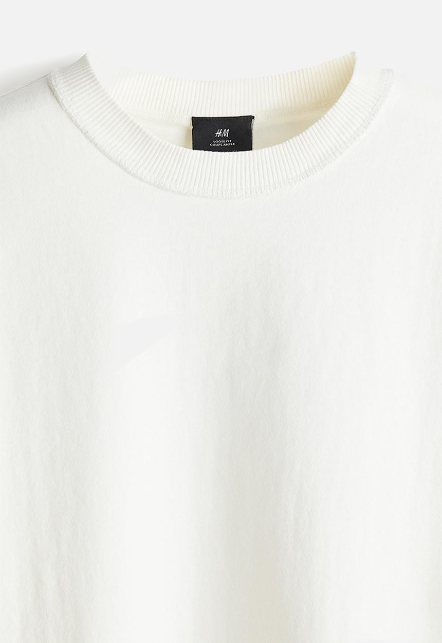 H&M - Loose fit printed t-shirt - white eagle