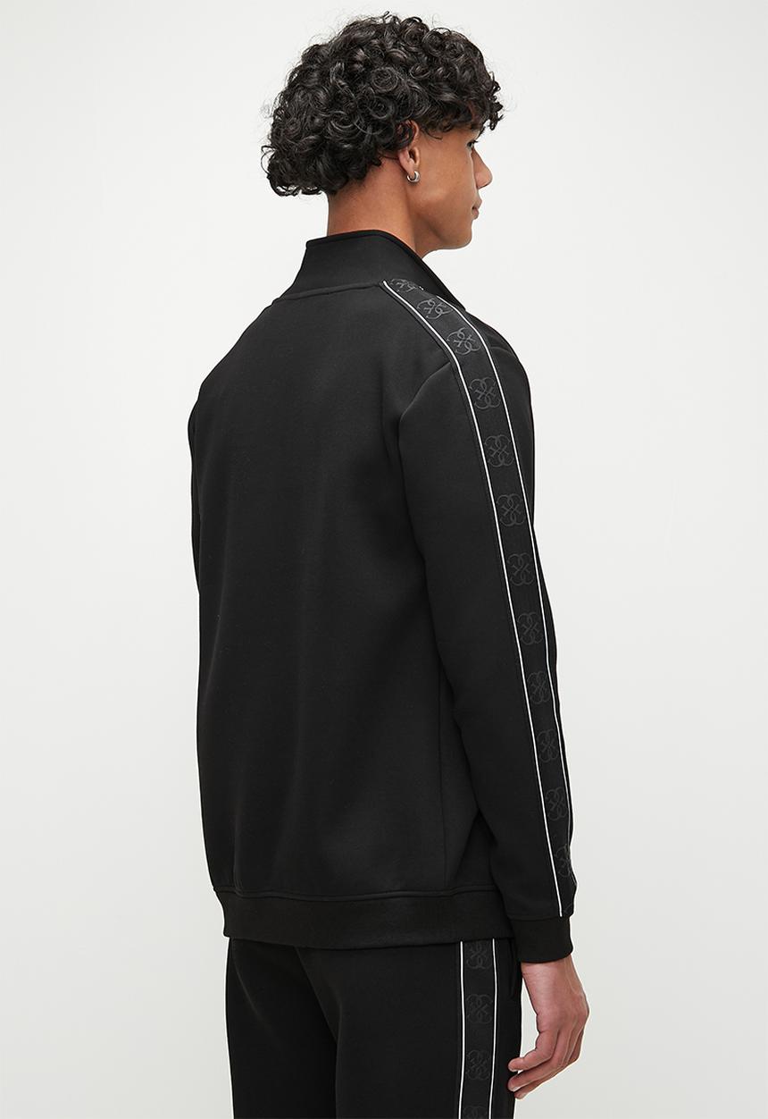GUESS - Mickey Full Zip Sweatshirt - Jet Black A996