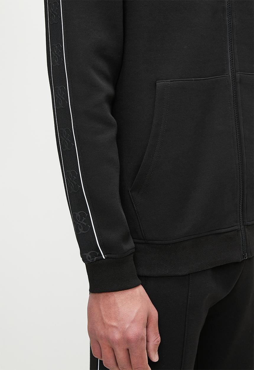 GUESS - Mickey Full Zip Sweatshirt - Jet Black A996