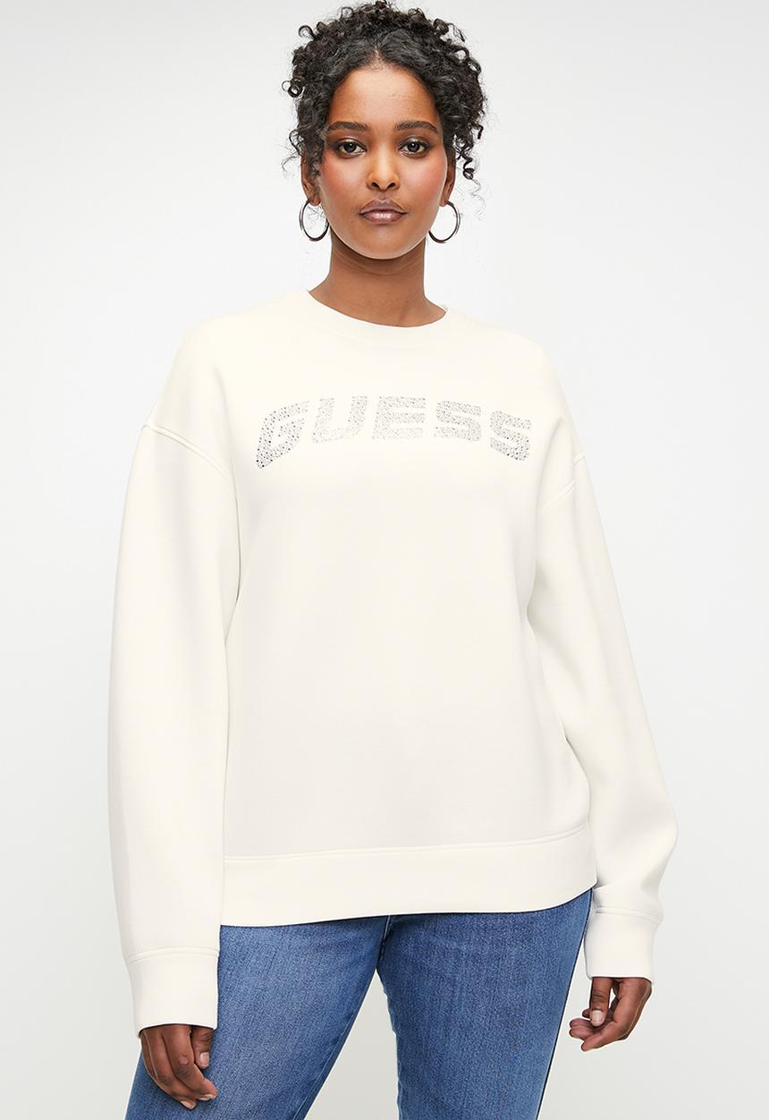GUESS - Cecilia Cn Sweatshirt - Ocean White