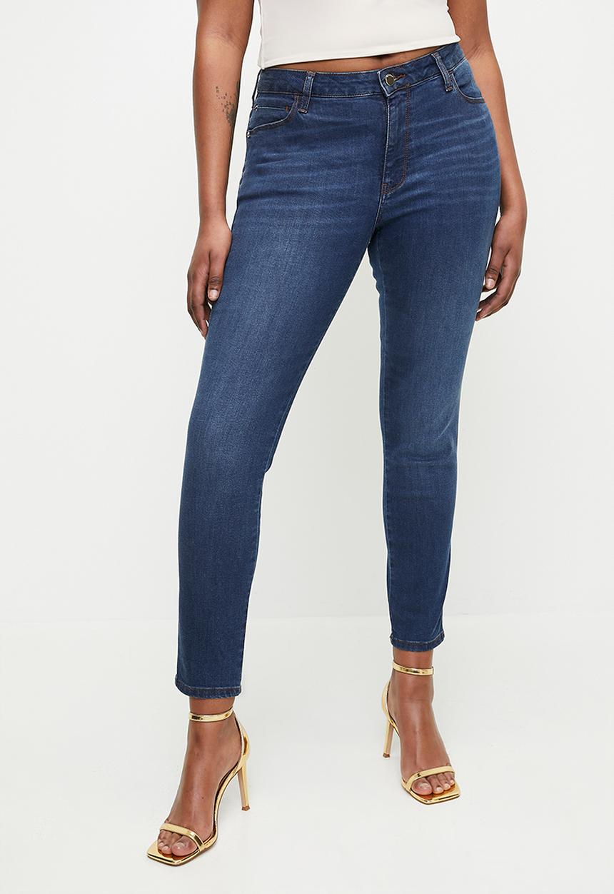GUESS - Sa Curve Mid Rise - Dark Wash