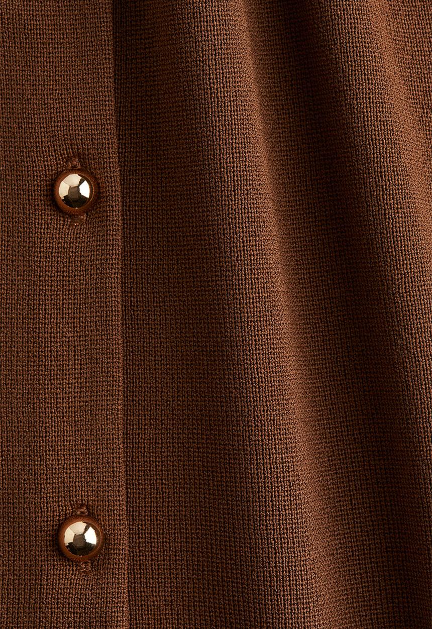 H&M - Knitted waistcoat - brown