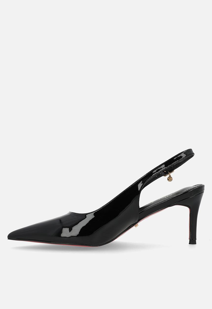 Miss Black - Nola 3 slingback low heel - black