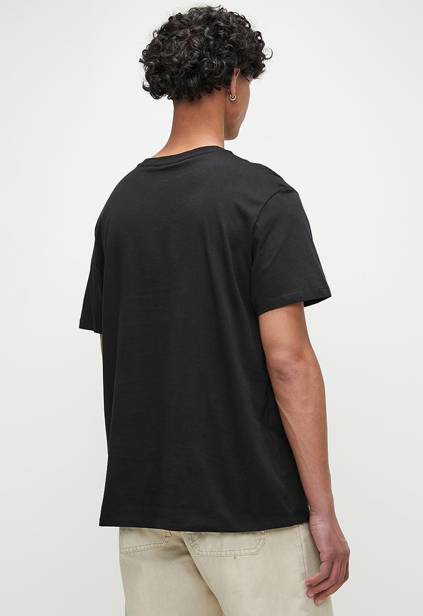 Calvin Klein - Short sleeve  Smooth Cttn Solid Vneck Tee - Black