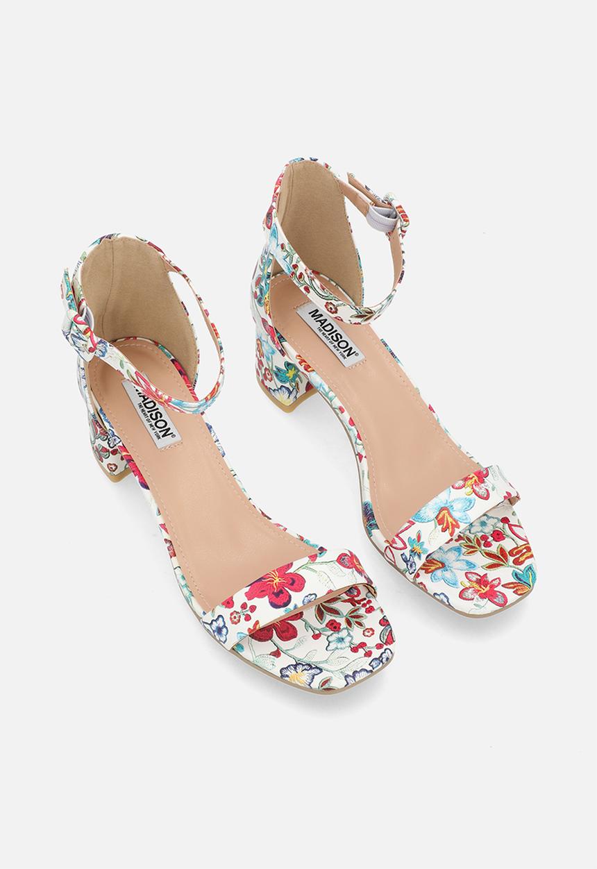 Madison® - Amira 3 heel - white foral