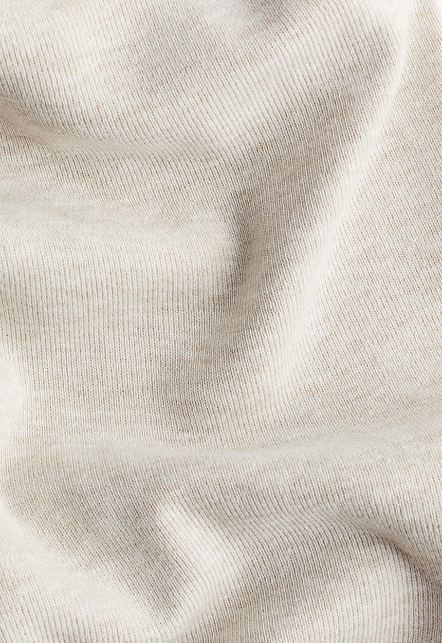 H&M - Fine-knit trousers - light beige marl