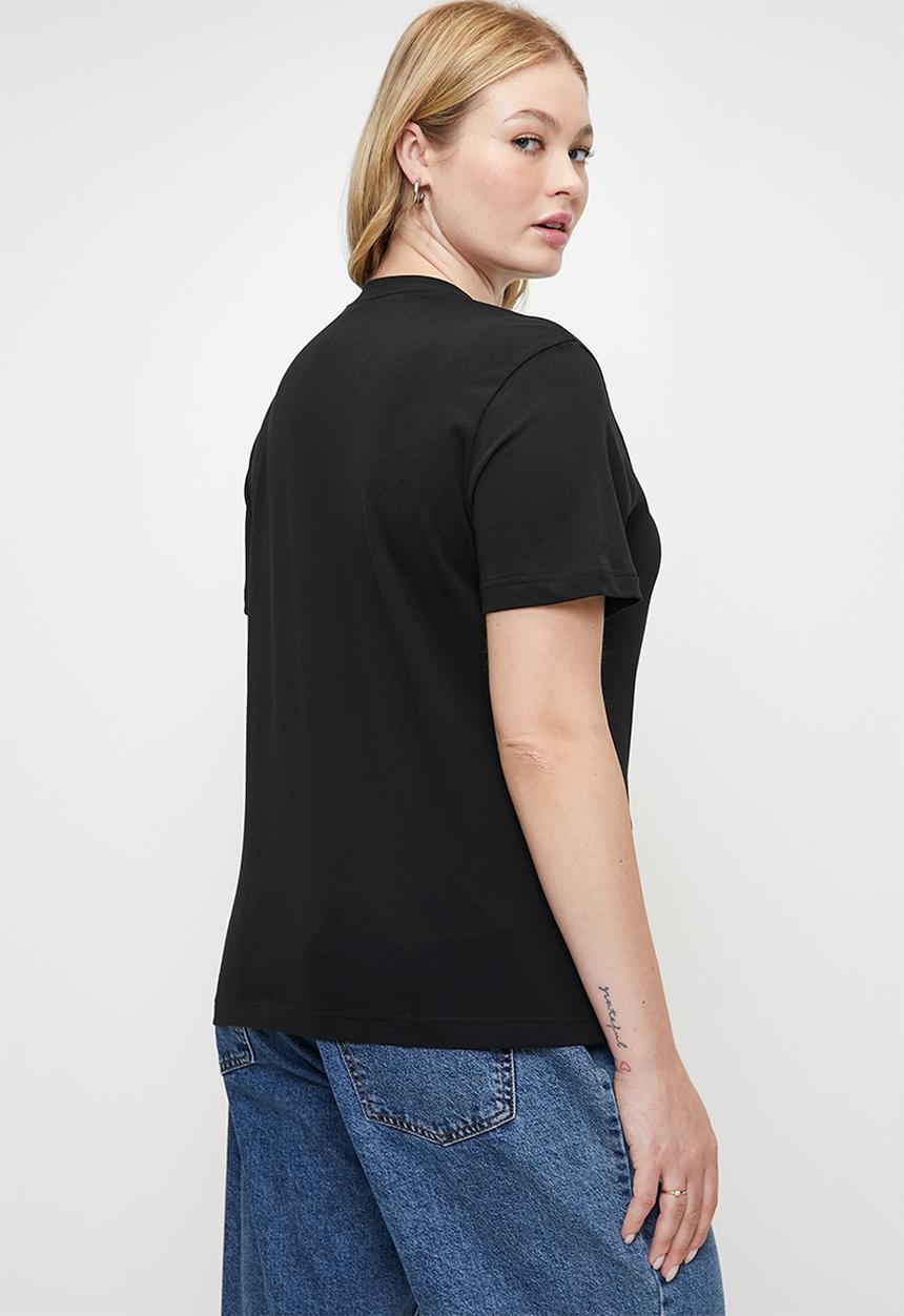 adidas Originals - Plus TREFOIL TEE W  - black