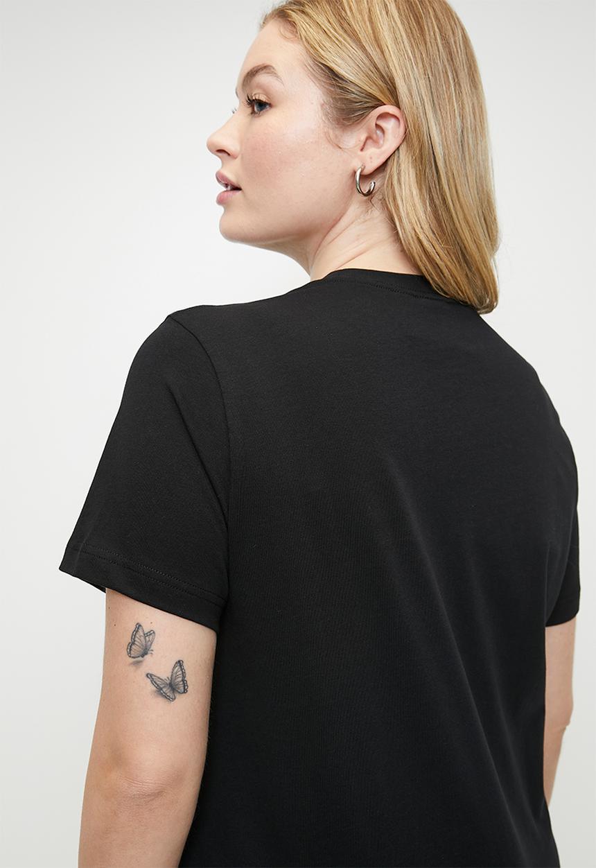 adidas Originals - Plus TREFOIL TEE W  - black
