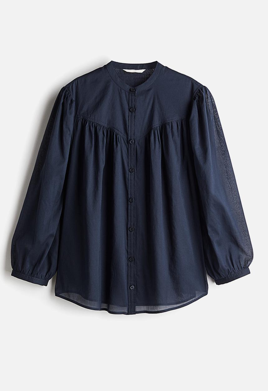 H&M - Cotton blouse - navy blue 