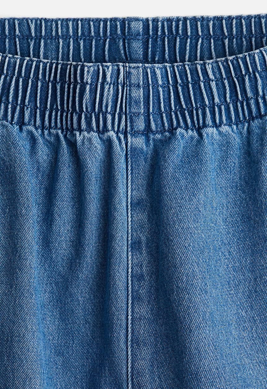 H&M - Pull-on denim trousers - light denim blue