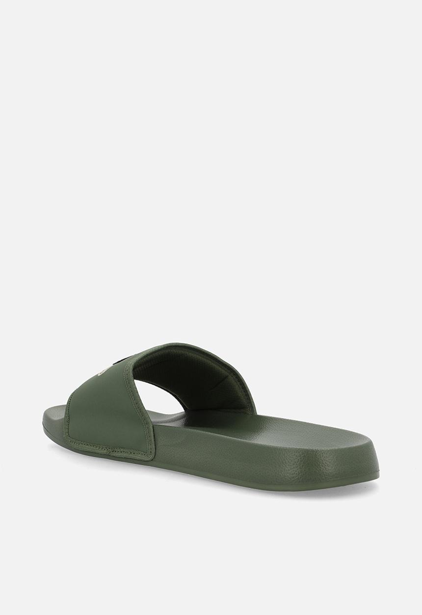 Superdry. - TARP CORE SLIDE - Olive Khaki