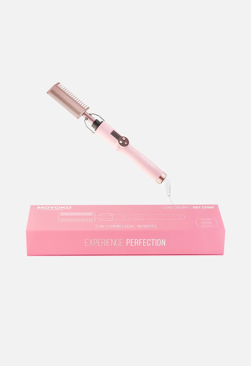 Moyoko Luxe Crown Hot Comb- Pink