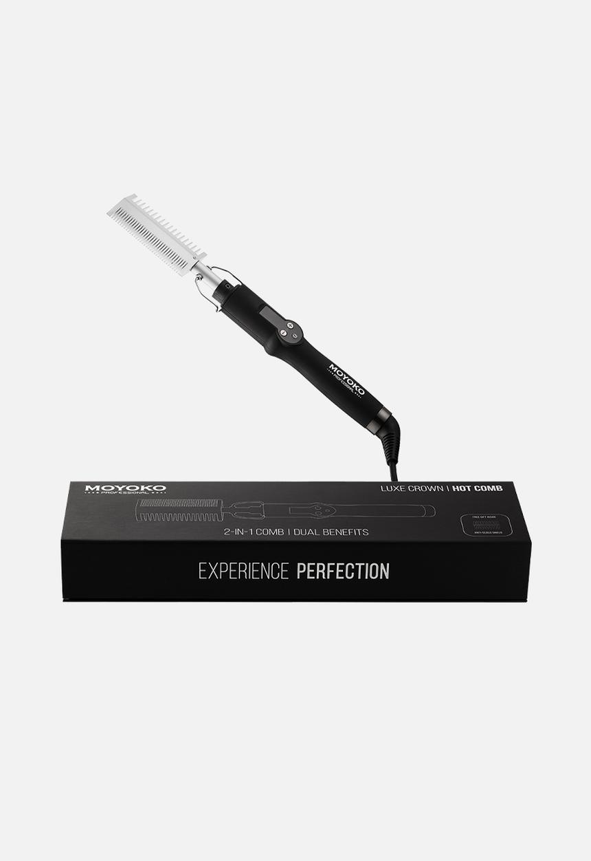 Moyoko Professional - Moyoko Luxe Crown Hot Comb - Black