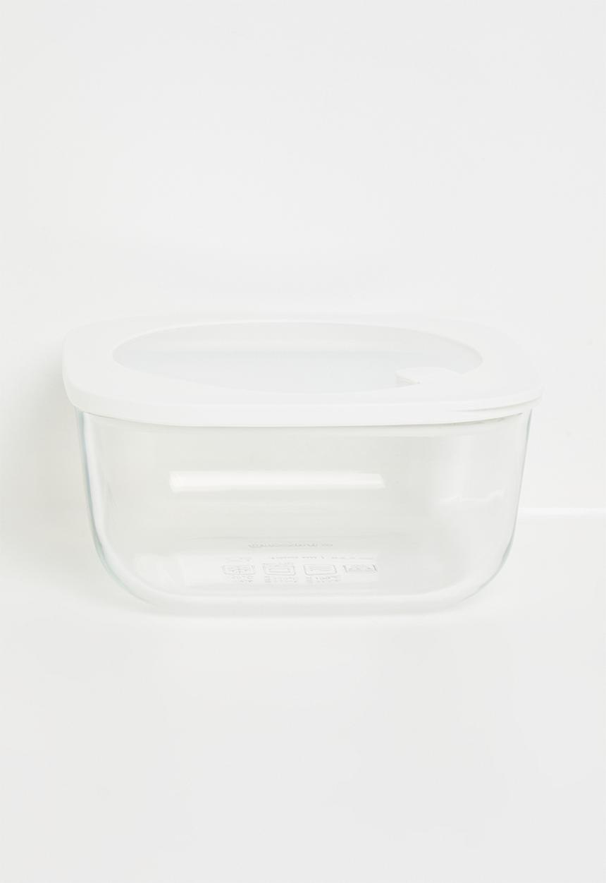 Guzzini - Guzzini Leak Proof Glass Container 1.9L - white & clear