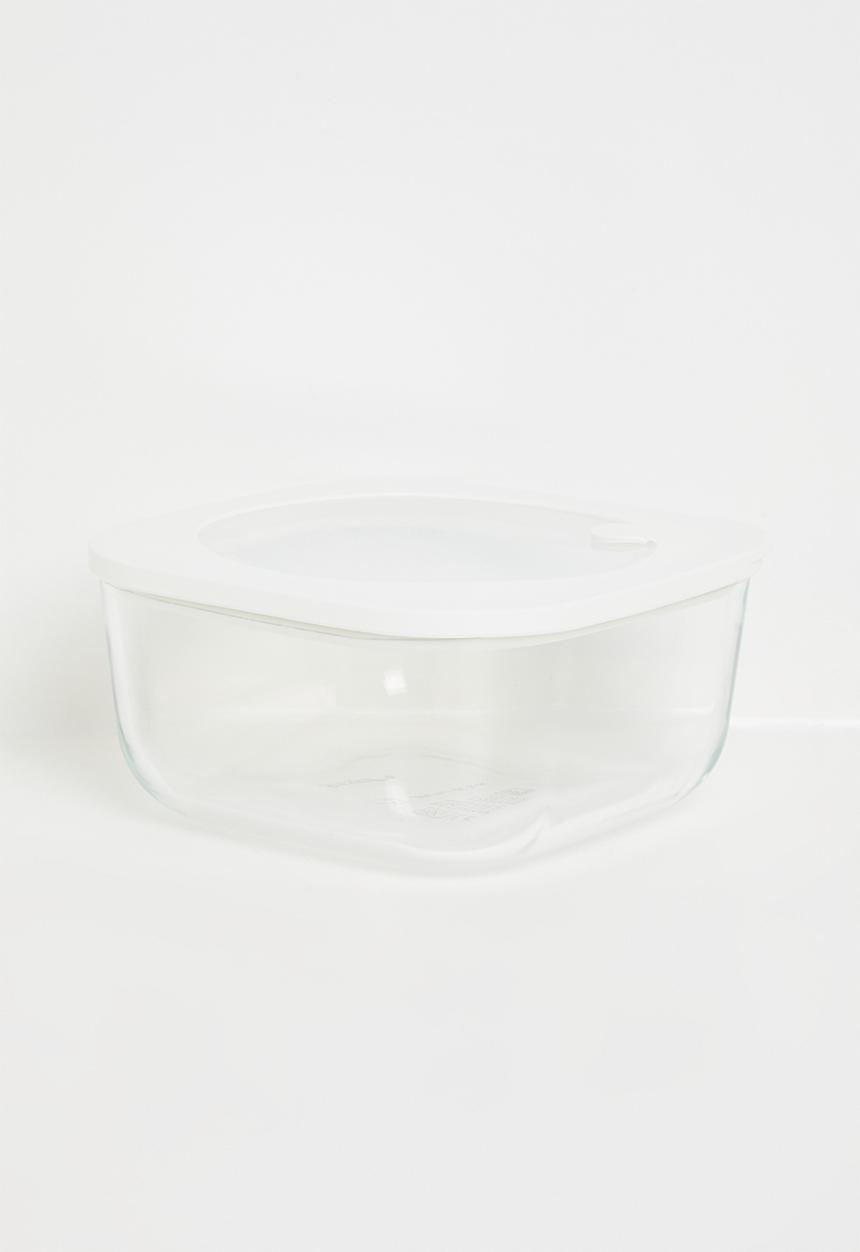 Guzzini - Guzzini Leak Proof Glass Container 1.9L - white & clear