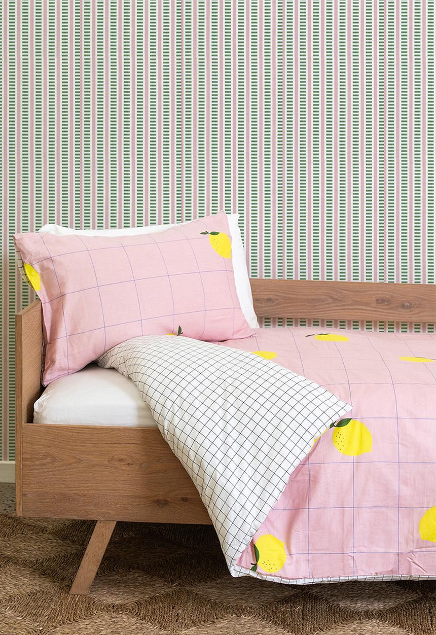 Phlo Studio - Lemon Squeezy Washed Cotton Duvet Set - multi