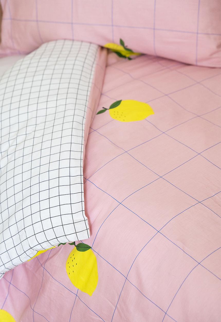 Phlo Studio - Lemon Squeezy Washed Cotton Duvet Set - multi
