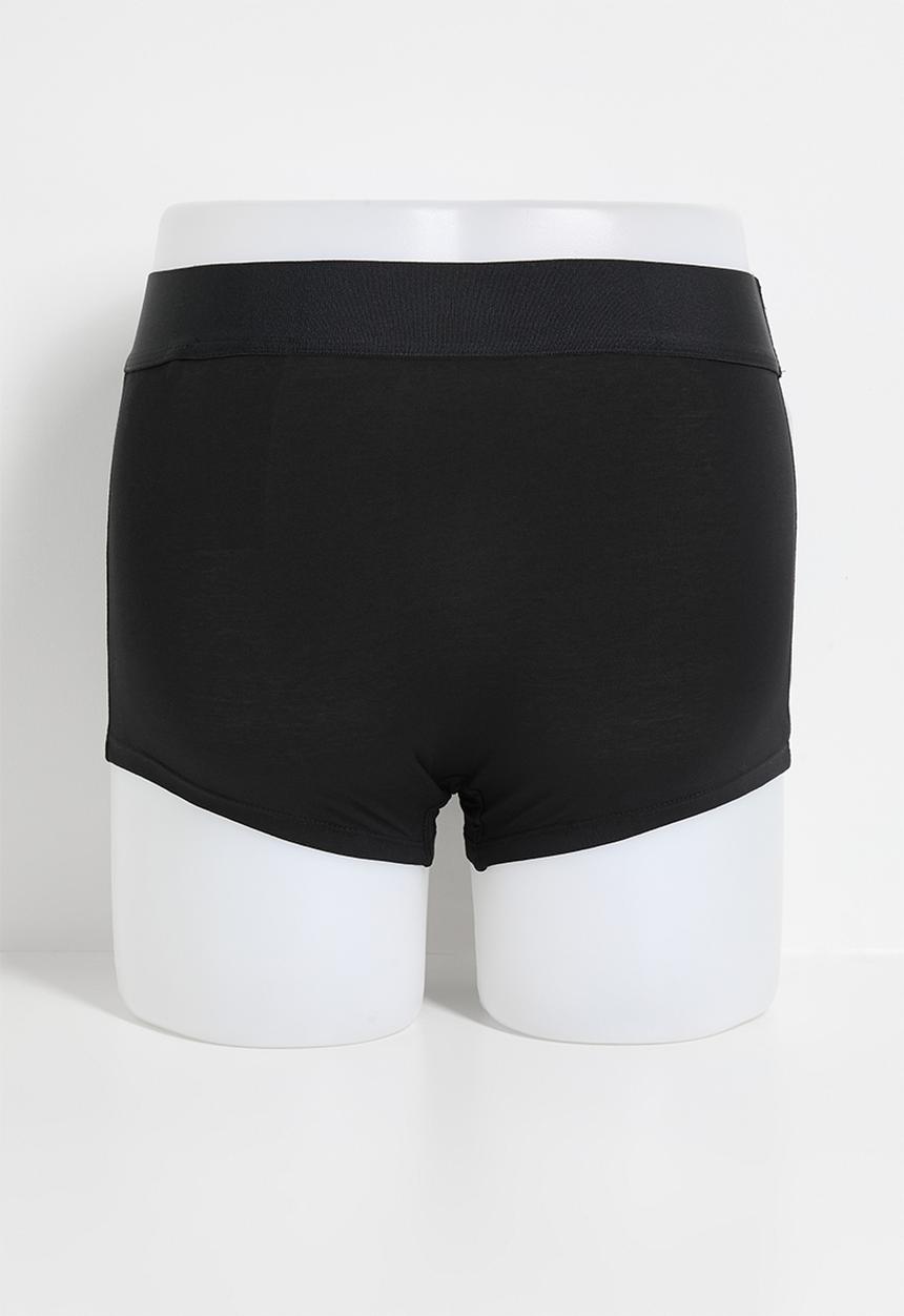 GUESS - Trunk 2 Pack Solid - Black Grey Combo