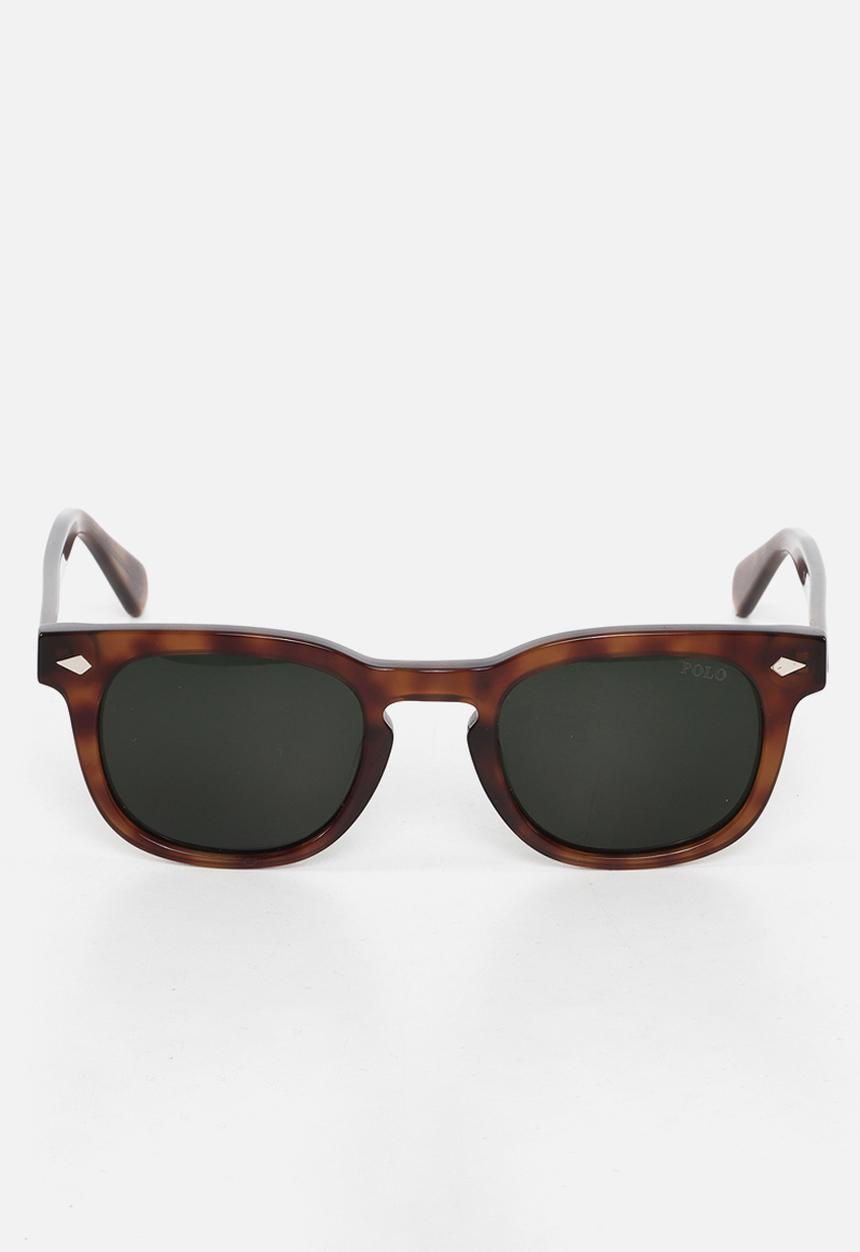POLO - Bexley Polarised Round Sunglasses 49mm - Havana